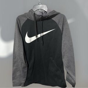 Nike Men's Black and Gray Hoodie